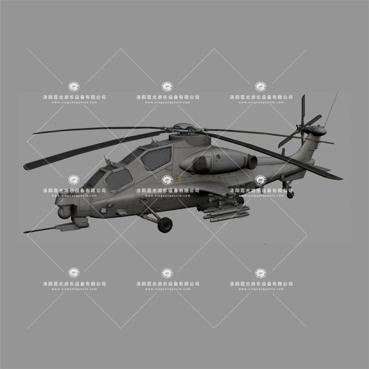 克孜勒苏柯尔克孜武装直升机3D模型